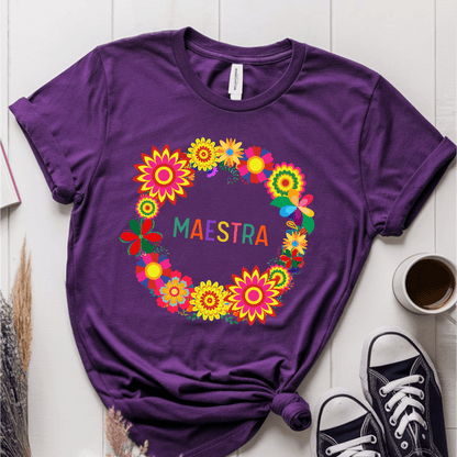 T-Shirt Purple / S Maestra Circle T-Shirt