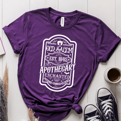 T-Shirt Purple / S Old Salem Apothecary T-Shirt