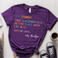 T-Shirt Purple / S Personalized Dear Student This Classroom Is A Better Place Name T-Shirt
