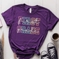 T-Shirt Purple / S Personalized Grade College and Cursive Pastel T-Shirt