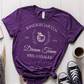 T-Shirt Purple / S Personalized Grade Name Year Dream Team Apple Wreath T-Shirt