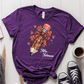 T-Shirt Purple / S Personalized Name Pencil Pattern Bow Hearts T-Shirt