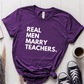 T-Shirt Purple / S Real Men Marry Teachers T-Shirt