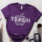 T-Shirt Purple / S Teach Futuristic Apple T-Shirt