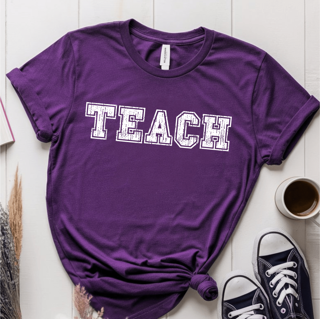 T-Shirt Purple / S Teach T-Shirt