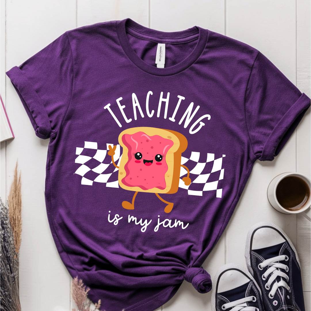 T-Shirt Purple / S Teaching Is My Jam T-Shirt