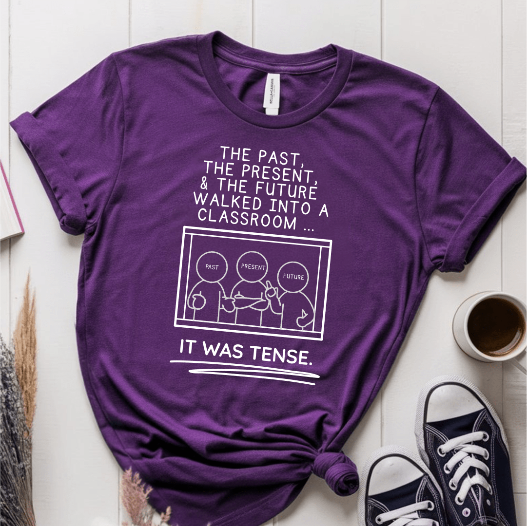 T-Shirt Purple / S The Past Present Future T-Shirt