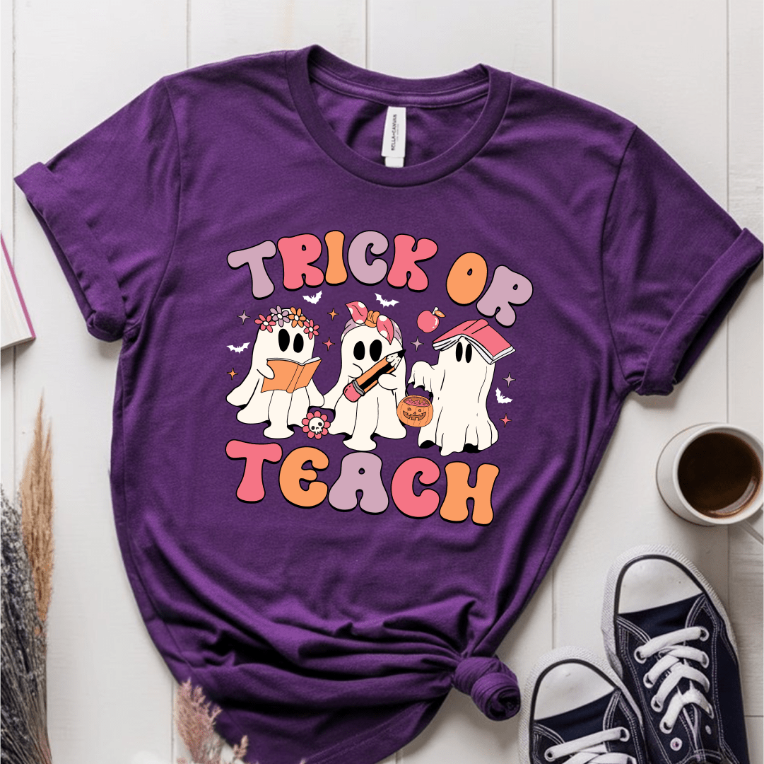 T-Shirt Purple / S Trick Or Teach T-Shirt