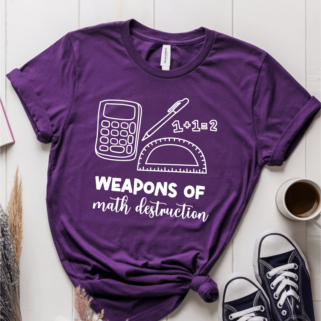 T-Shirt Purple / S Weapons of Math Destruction T-Shirt