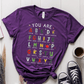 T-Shirt Purple / S You Are Alphabet T-Shirt