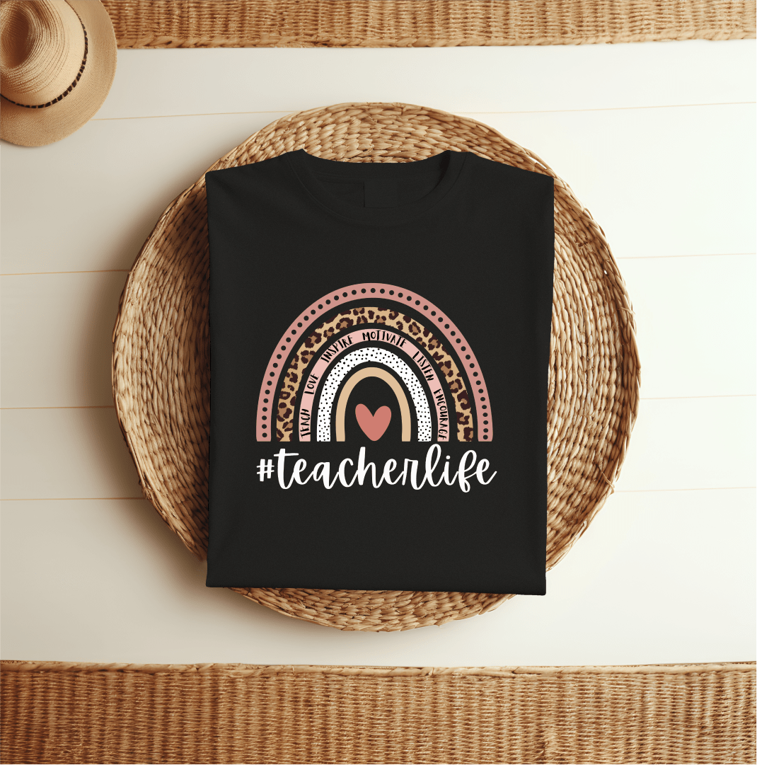 T-Shirt Teacher Life Rainbow T-Shirt