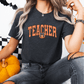 T-Shirt Teacher Pumpkin Retro Vintage T-Shirt