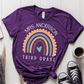 T-Shirt Team Purple / XS Personalized Name and Grade Pastel Rainbow T-Shirt