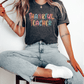 T-Shirt Thankful Teacher Pastel Sparks T-Shirt
