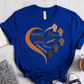 T-Shirt True Royal / S Diversity Heart Skin Color T-Shirt