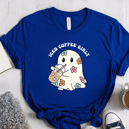 T-Shirt True Royal / S Iced Coffee Girly Ghost T-Shirt