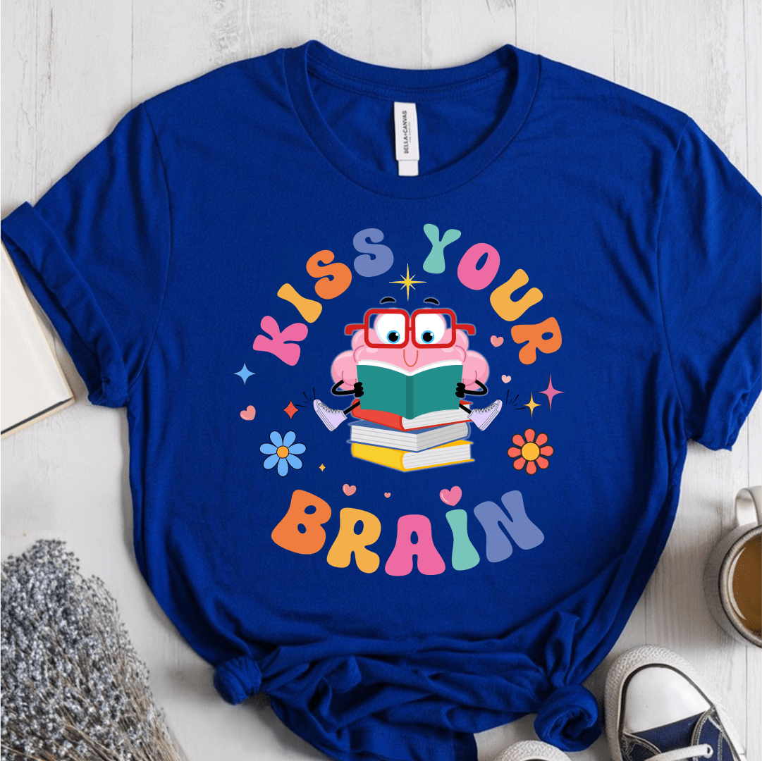 T-Shirt True Royal / S Kiss Your Brain T-Shirt