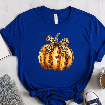 T-Shirt True Royal / S Pumpkin Leopard T-Shirt