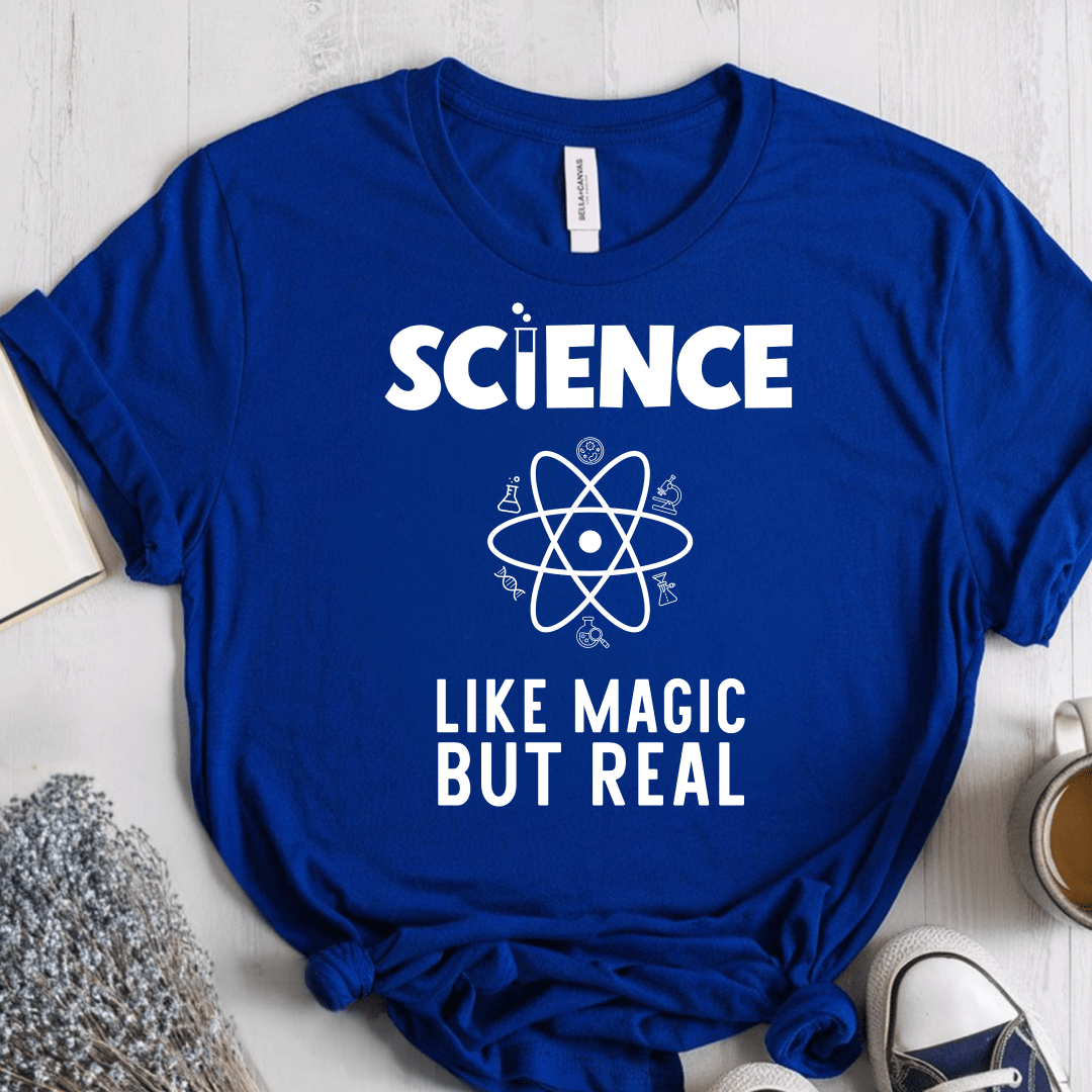 T-Shirt True Royal / S Science Like Magic But Real T-Shirt
