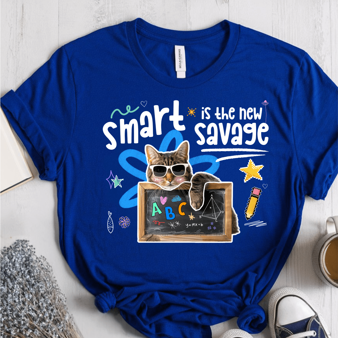 T-Shirt True Royal / S Smart Is The New Savage T-Shirt