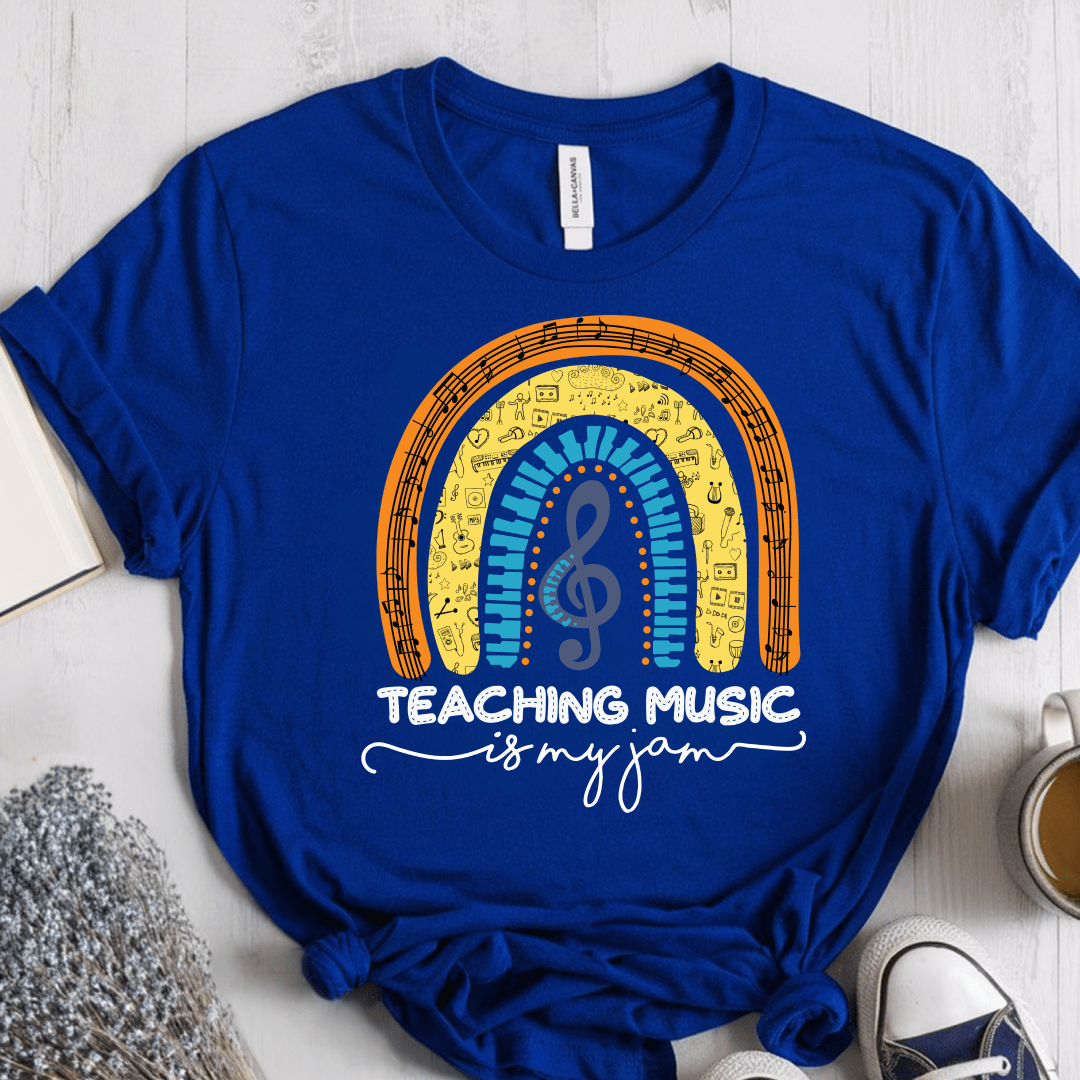 T-Shirt True Royal / S Teaching Music Is My Jam T-Shirt