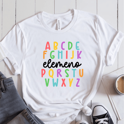 T-Shirt White / S ABC Elemeno T-Shirt