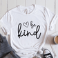 T-Shirt White / S Be Kind Heart Sketch T-Shirt