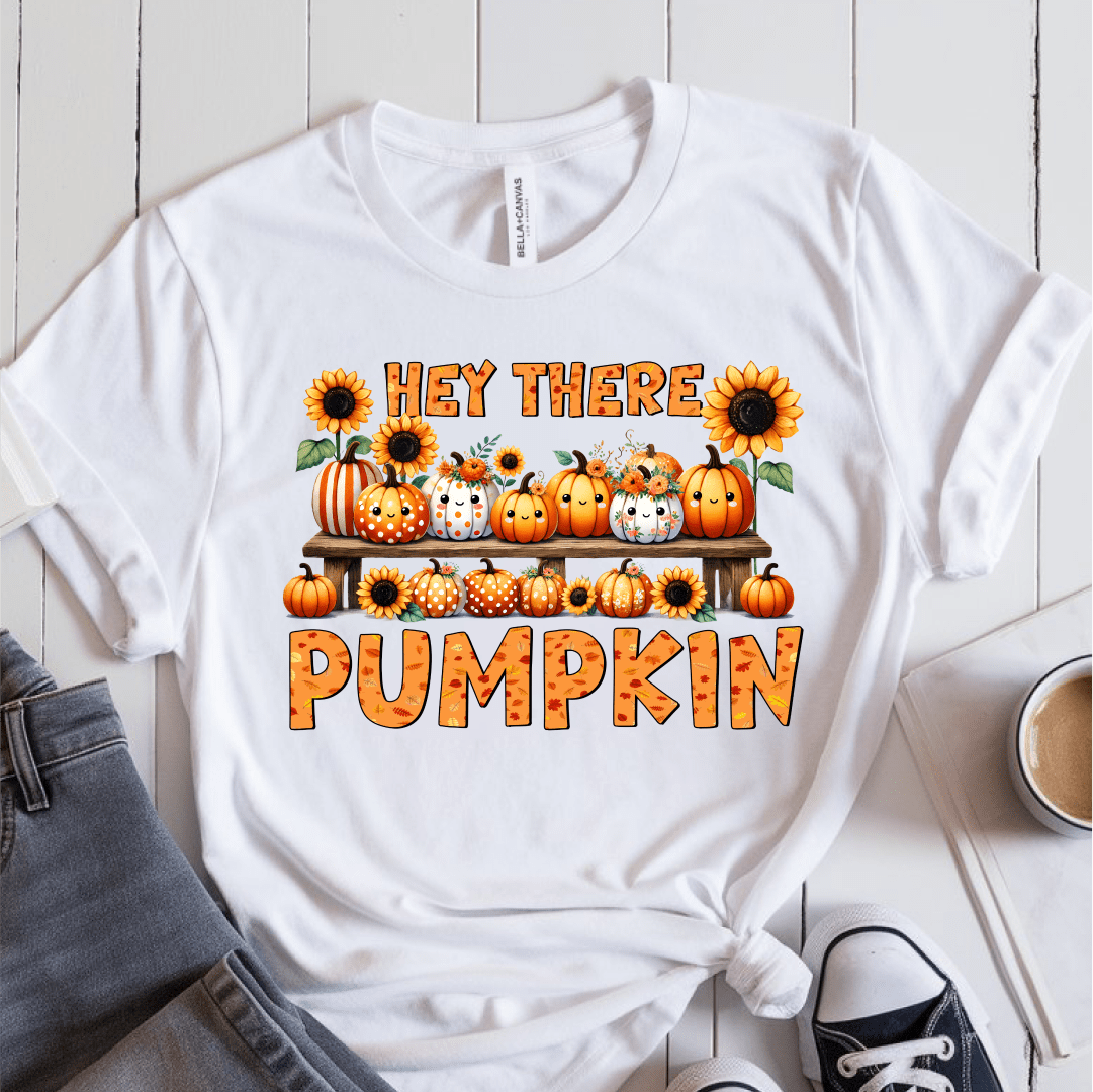 T-Shirt White / S Hey There Pumpkin T-Shirt