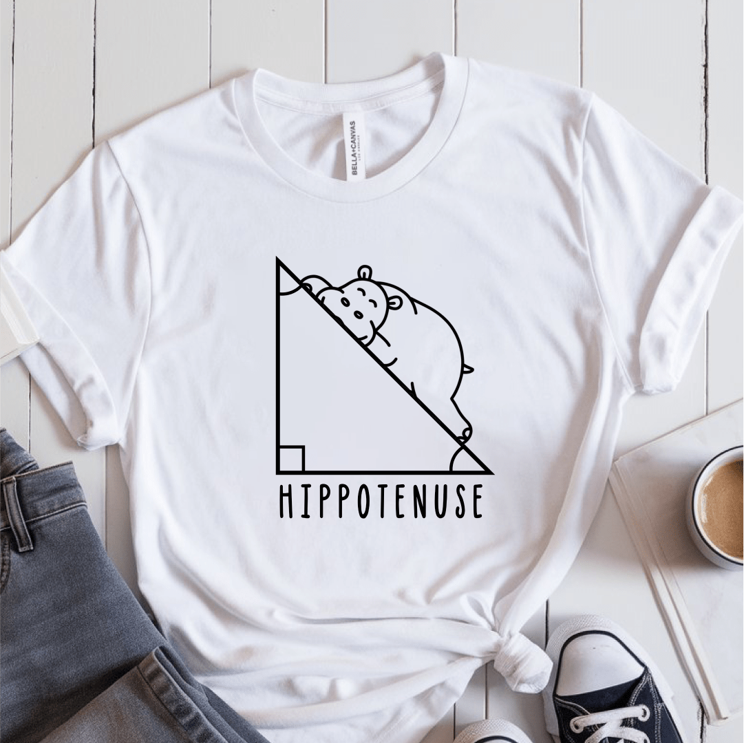 T-Shirt White / S Hippotenuse T-Shirt