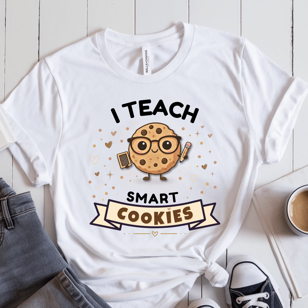 T-Shirt White / S I Teach Smart Cookies T-Shirt