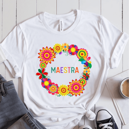 T-Shirt White / S Maestra Circle T-Shirt