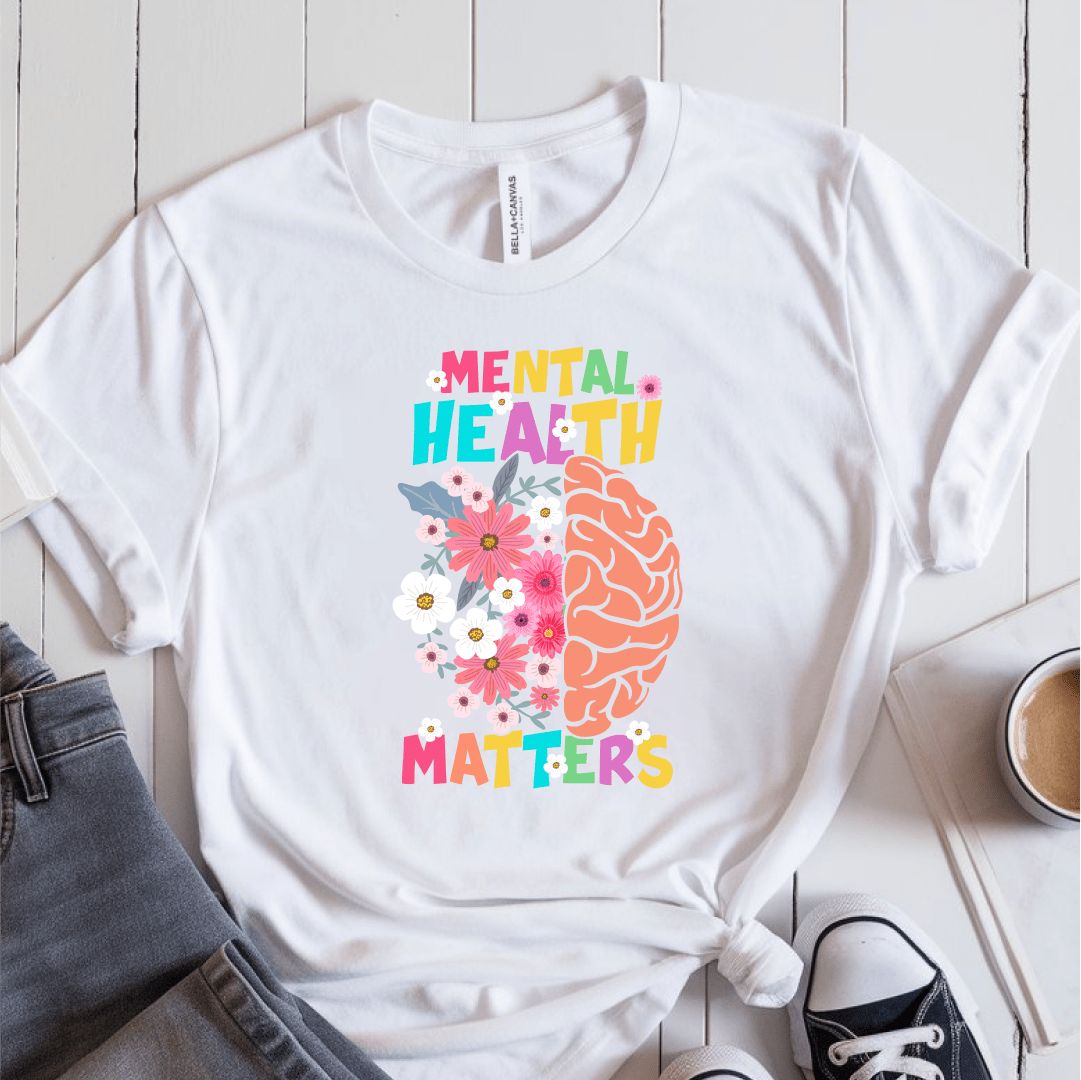 T-Shirt White / S Mental Health Matters T-Shirt