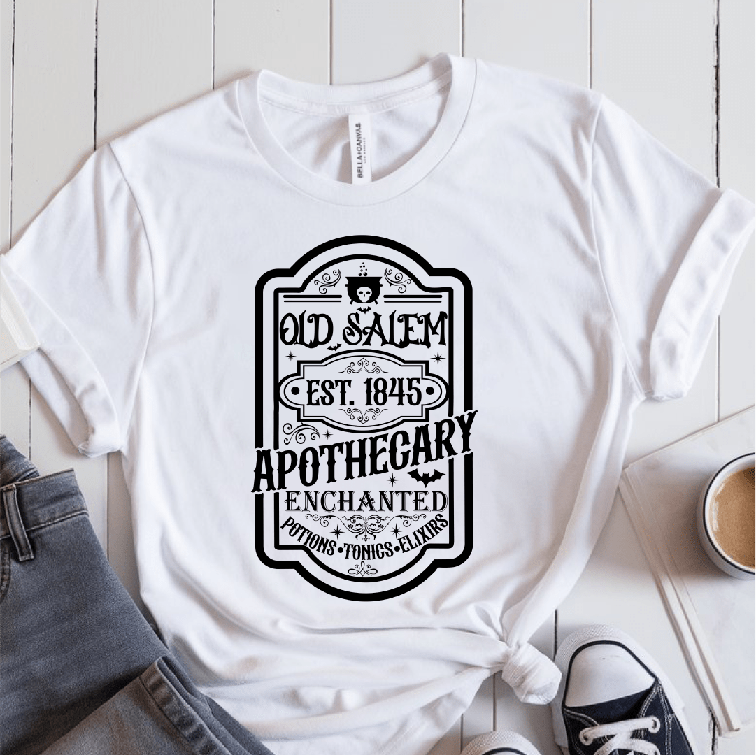 T-Shirt White / S Old Salem Apothecary T-Shirt