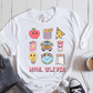 T-Shirt White / S Personalized Name Cute Pastel Stickers T-Shirt