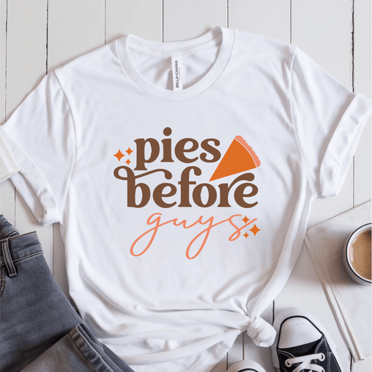 T-Shirt White / S Pies Before Guys T-Shirt