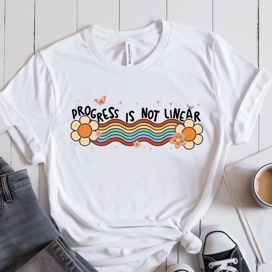 T-Shirt White / S Progress Is Not Linear T-Shirt