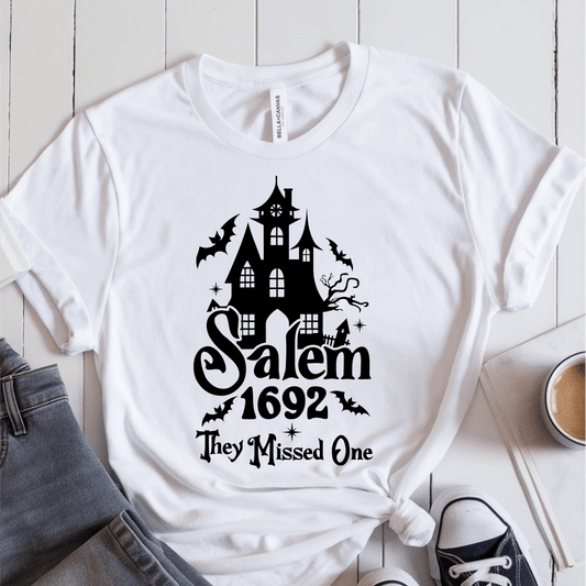 T-Shirt White / S Salem They Missed One T-Shirt