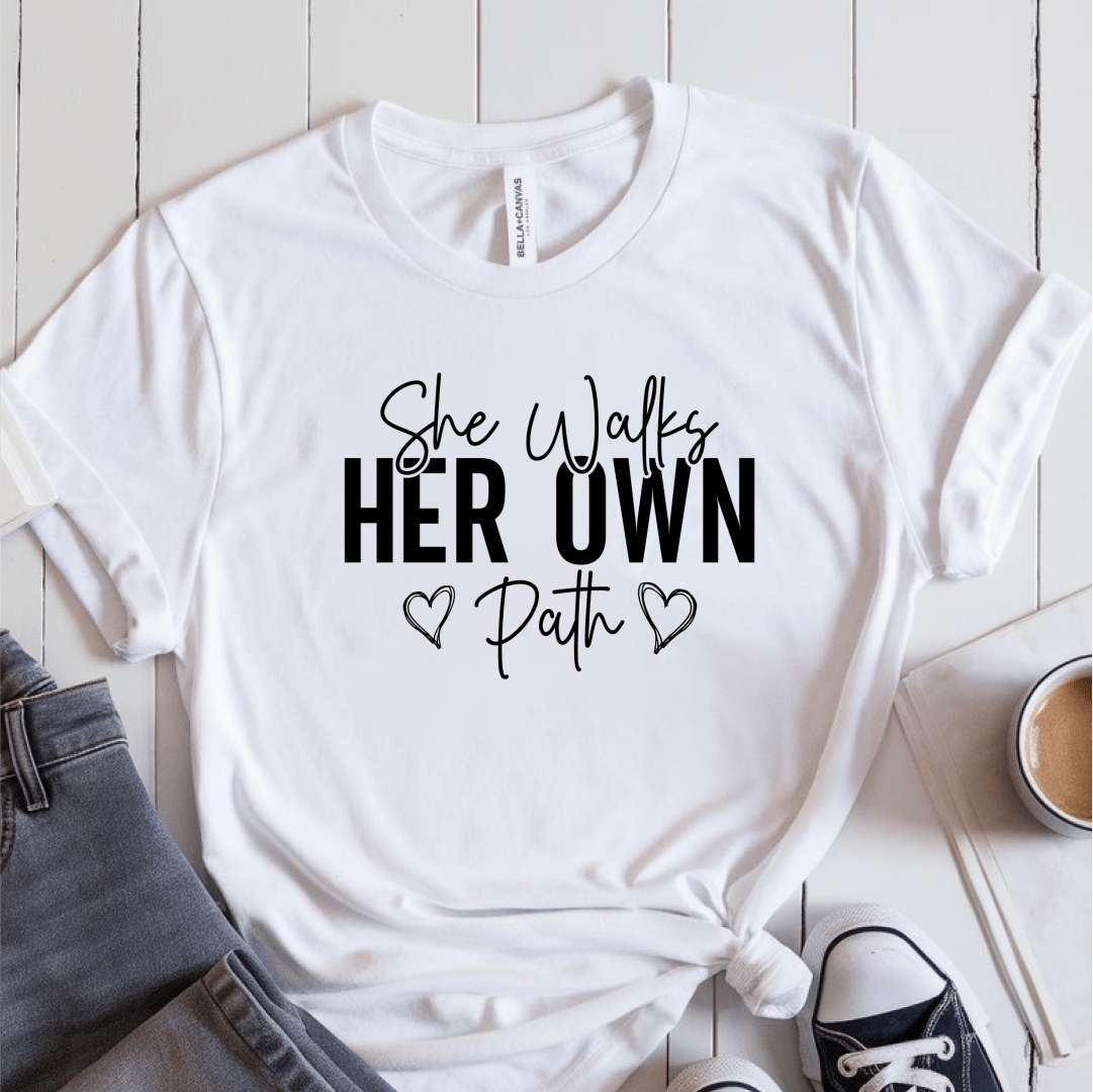 T-Shirt White / S She Walks Her Own Path T-Shirt