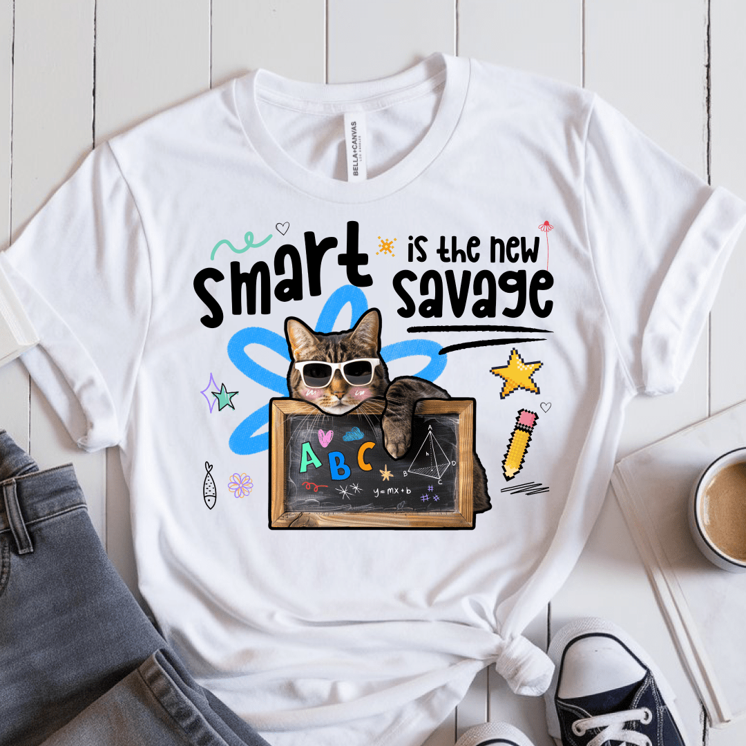 T-Shirt White / S Smart Is The New Savage T-Shirt