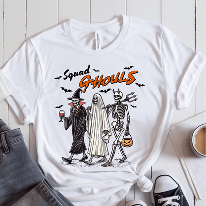 T-Shirt White / S Squad Ghouls T-Shirt