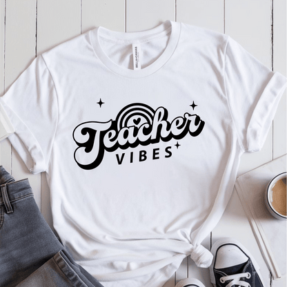 T-Shirt White / S Teacher Vibes T-Shirt