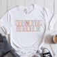 T-Shirt White / S Thankful Teacher Pastel Blocks T-Shirt