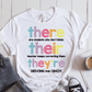 T-Shirt White / S There Their They're T-Shirt