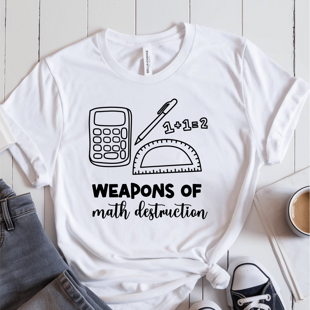 T-Shirt White / S Weapons of Math Destruction T-Shirt