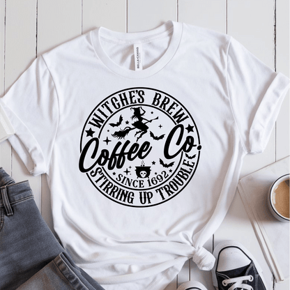 T-Shirt White / S Witches Brew Coffee T-Shirt